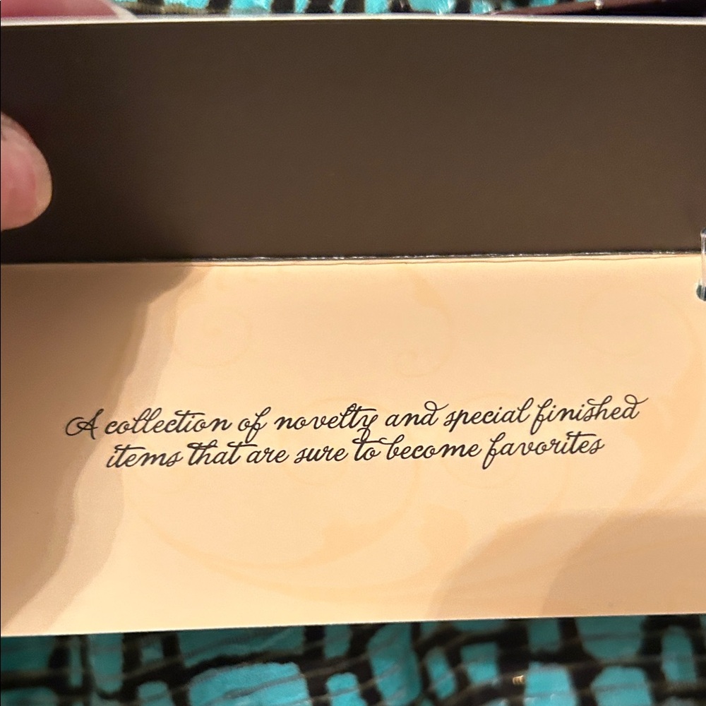 Multiples Turquoise and Black Patterned Shirt NWT - image 7